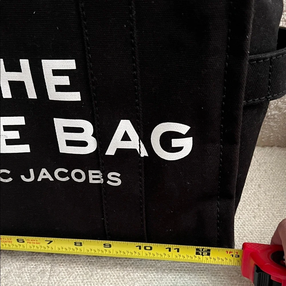 Marc Jacobs Black Canvas Tote Bag - Picture 12 of 14